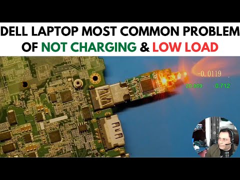 DELL MOTHERBOARD MOST COMMON PROBLEM OF CHARGING AND LOW LOAD | Online Chiplevel Laptop Training
