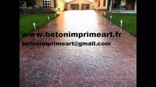 Beton Imprime Baltzenheim (68320),France www.betonimprimeart.fr YouTube