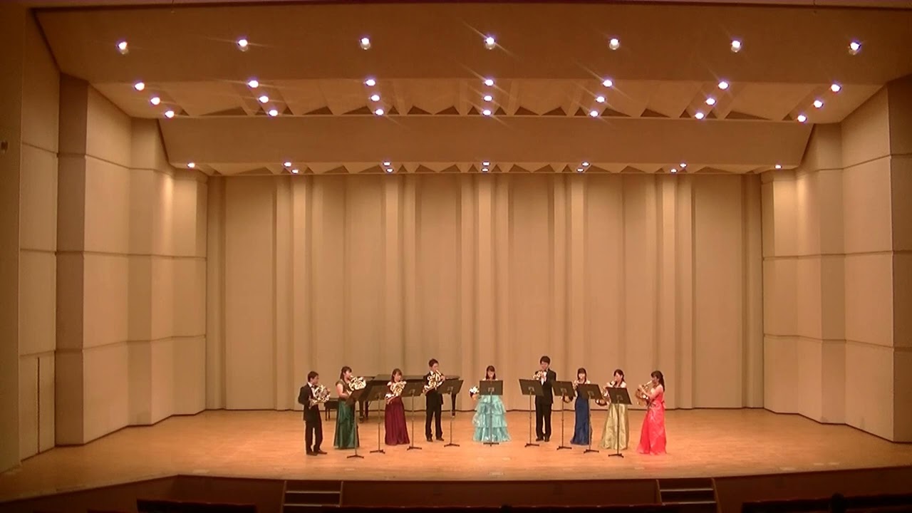 Turner:Farewell to Red Castle / Midorigaoka Horn Ensemble - YouTube