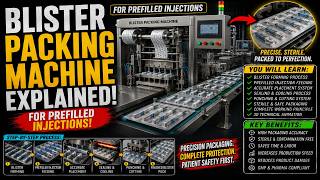 Blister Packing Machine Operation : 3D Animation Video