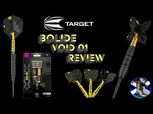 Set Di Freccette Target Darts Bolide Void 10 - 90% Tungsteno - Punta Morbida - Peso 18g O 21g