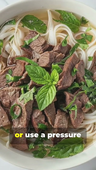 Authentic Vietnamese Beef Phở (Phở bò) #Pho #Phobo #VietnameseFood #BeefPho #AsianCooking#NoodleSoup