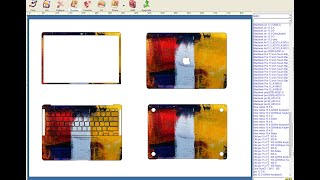 Daqin software and Cameo 4 to make laptop skins screenshot 2