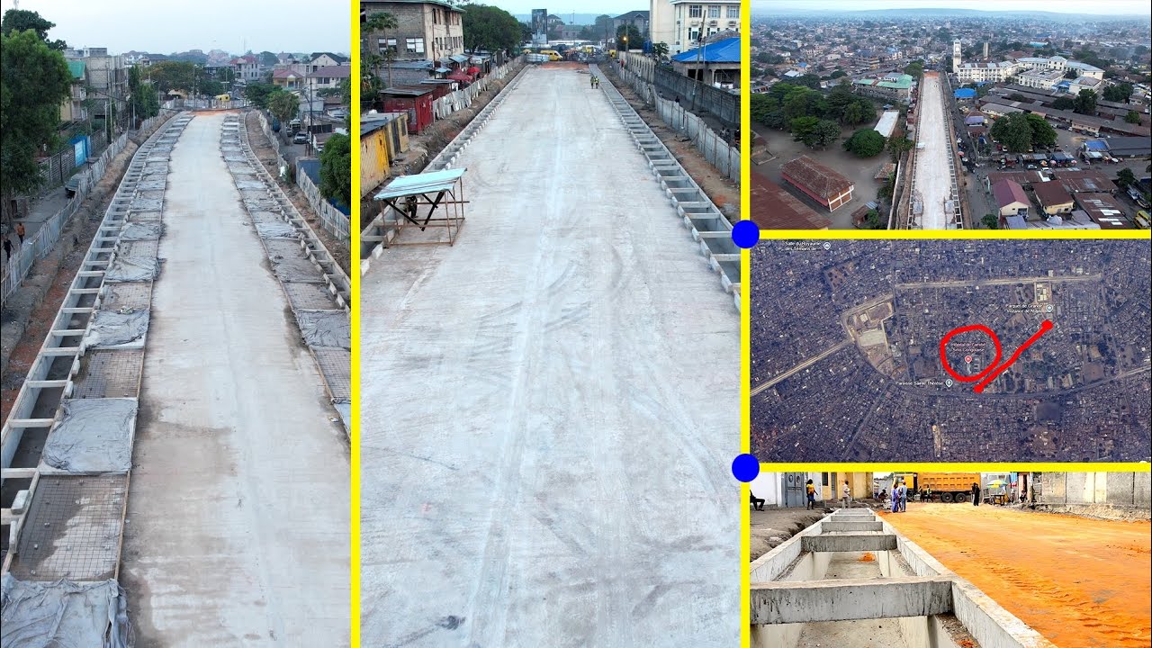 💥 Нджили В/7: Трансформация больничной аллеи между прокуратурой и Китайской больницей.