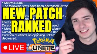 #1 SoloQ NEW BALANCE PATCH RANKED !Patch | Pokemon Unite