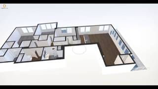 Aeriallook virtual 3D toor with 360 Pano view