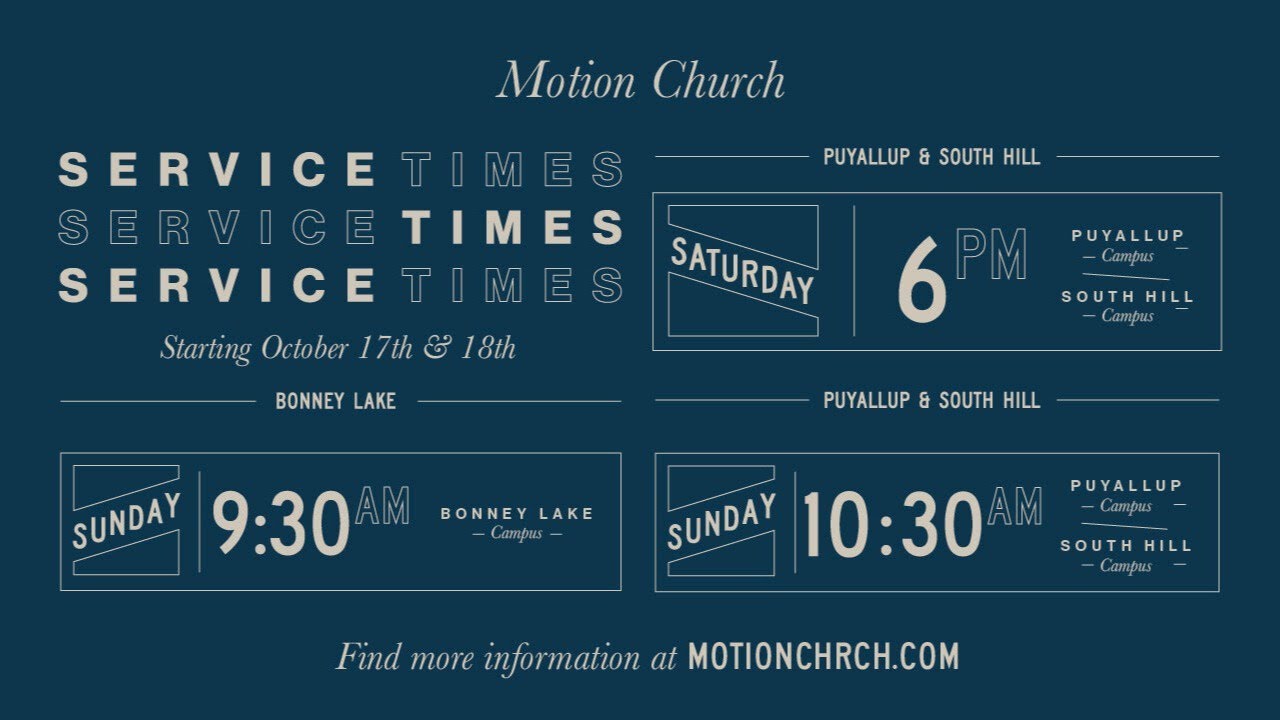 Motion Puyallup 6 PM Saturday, March 27, 2021 YouTube