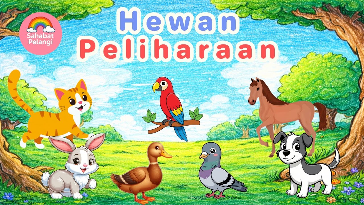 Belajar Dan Mengenal Hewan Yang Bisa Di Pelihara Untuk Anak Anak 🐈🐎🦆 !