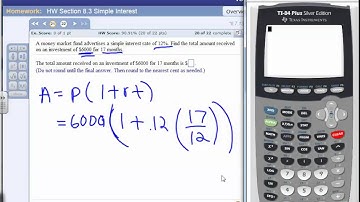 Section 8.3 Homework Exercises #20 through #22 in MyMathLab