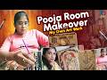 Pooja Room Makeover With My Own Art Work | Preethi Sanjiv