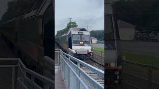 Njt Alp45dp Express Through Ramsey Main Street trainline train railtransport railwayroute