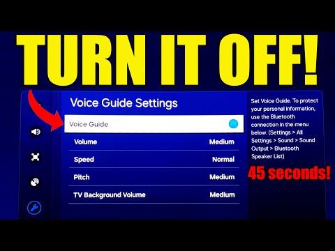 Turn OFF Voice Guide on Samsung Smart TV (Stop the Annoying Talking!)