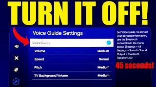 Turn OFF Voice Guide on Samsung Smart TV (Stop the Annoying Talking!)