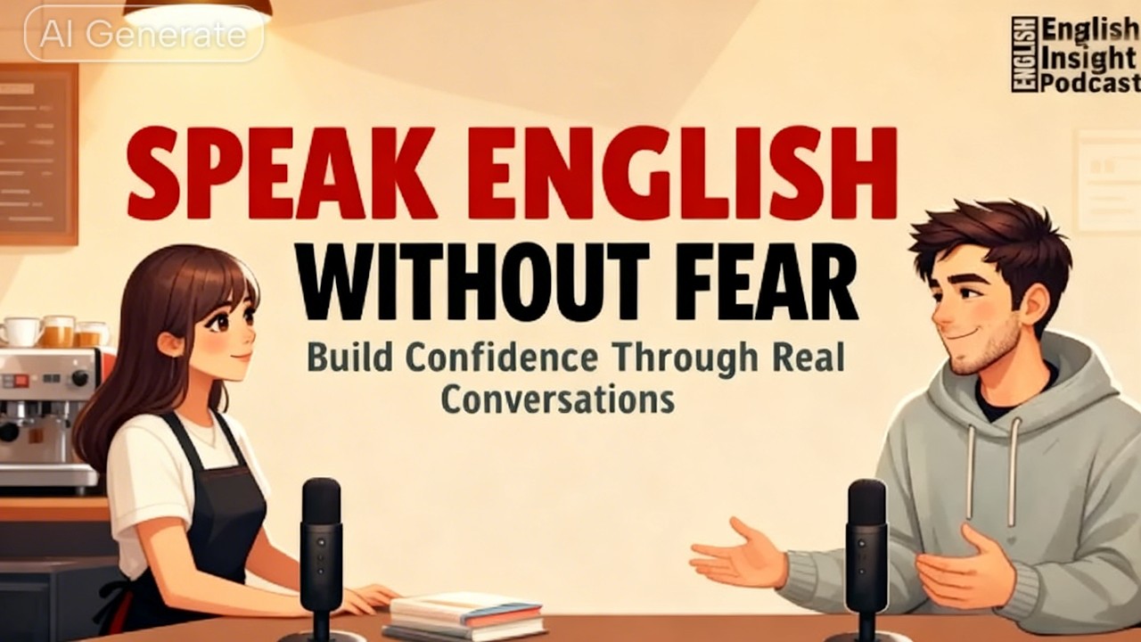 Speak English Without Fear | Real Café Conversation Practice | Build Your Confidence Here (A2–B1)