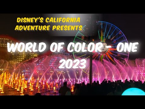 Disney's California Adventure: World of Color - ONE (New Show), January ...