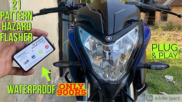 Installing Hazard Flasher On My NS200/Ns160 || LED Indicator || Simtac Flasher || Plug & Play System