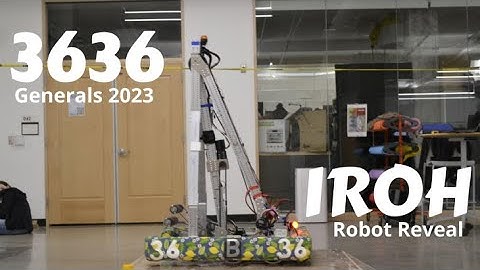 FRC 3636 2023 Robot Reveal: Iroh