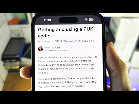 ANY iPhone How To Access PUK Code!