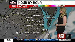 Wednesday forecast: Very humid and hot