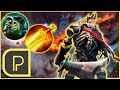 Super Late Game vs Jugg - Purge plays Wraith King w/ Slacks Cap