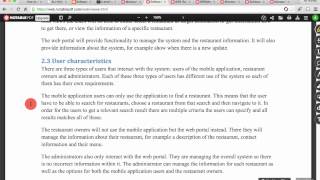 5 SRS Sample #1 Overall description