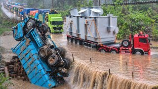Cerita Panjang Truk Rc, Truk Rc Terjebak Banjir & Masuk jurang.