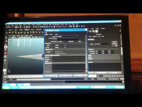 Maya Dynamics Tutorial: Easily editable attributes