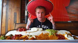 JEM'S MEGA UNDEFEATED BURRITO CHALLENGE! | Man Vs Food