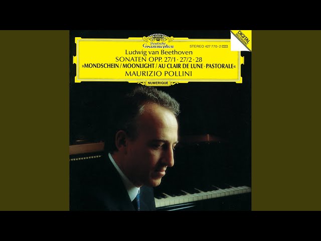 Beethoven - Sonate pour piano n°27: 2nd mvt (Finale) : Maurizio Pollini, piano