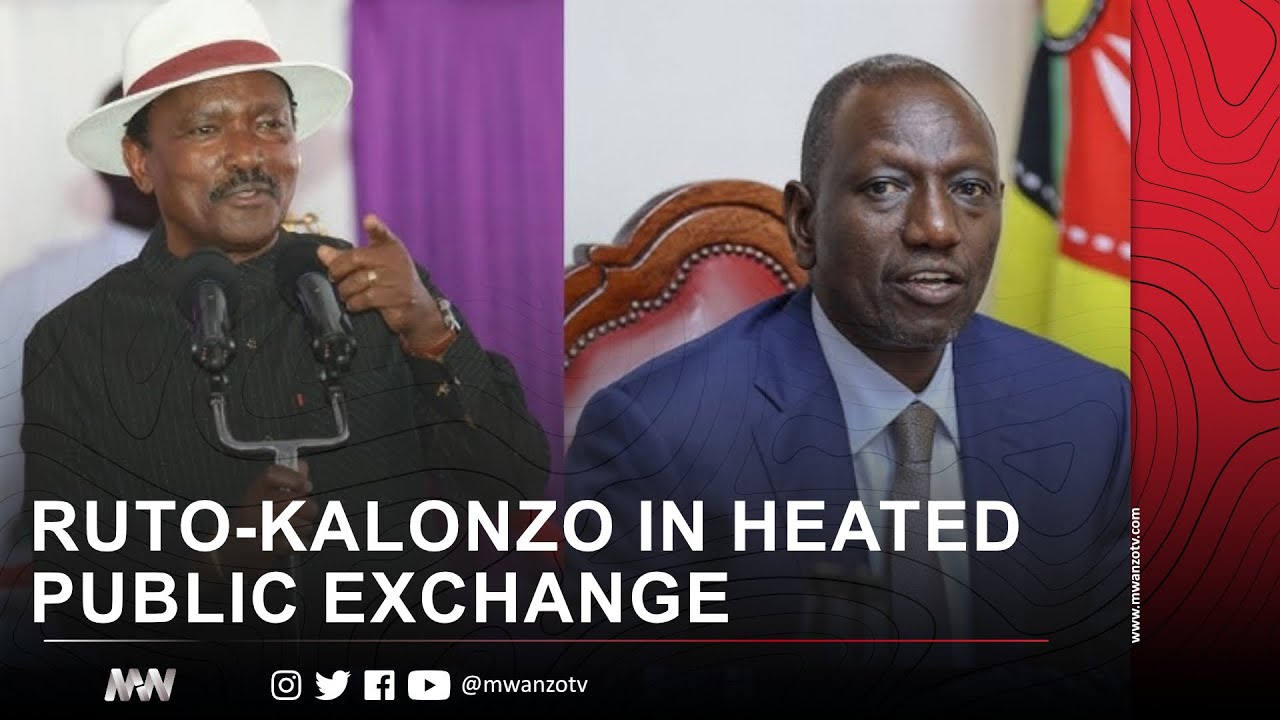 RUTO-KALONZO IN HEATED PUBLIC EXCHANGE