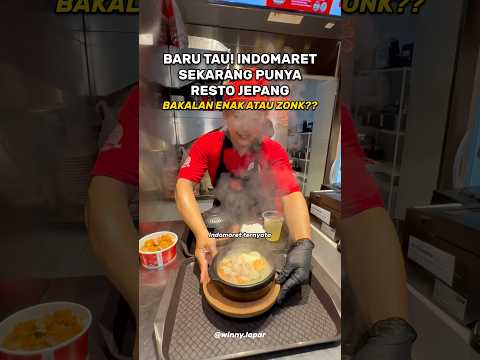 BARU TAU INDOMARET PUNYA RESTO JEPANG ASLI OSAKA⁉️