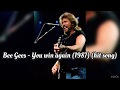 Bee gees  you win again 1987  lyrics