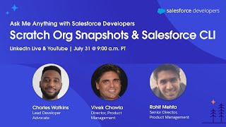 Summer '24 Scratch Org Snapshots & Salesforce CLI: Ask Me Anything