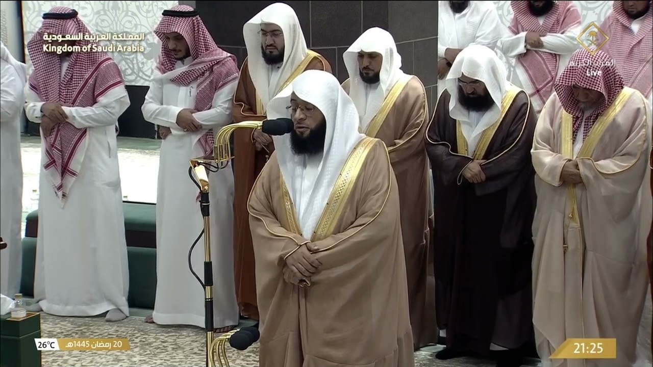 صلاة التراويح للشيخ بدر التركي ليلة 21 رمضان 1445هـ - الثلاث التسليمات الأولى