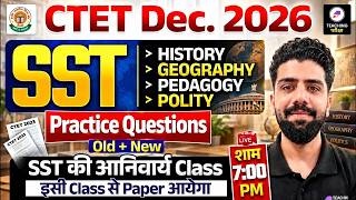 CTET SST Paper 2 Marathon | CTET Dec. 2026 SST Marathon | CTET History, Geography, Polity, Pedagogy