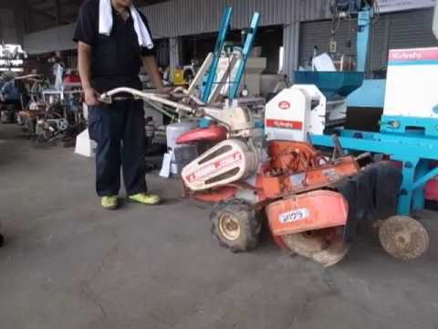 7 SHIBAURA KF500 耕運機 - YouTube