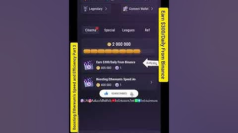 Earn $300 Daily From Binamce Tapswap Code Boosting Ethereum’s Speed and Efficiency Part 2 Tapswap