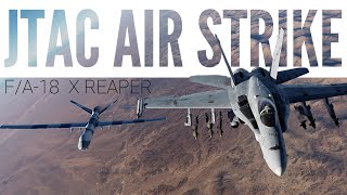 The Coolest Intro to LGB in the F18 Hornet? Using a Reaper Drone for JTAC | DCS World