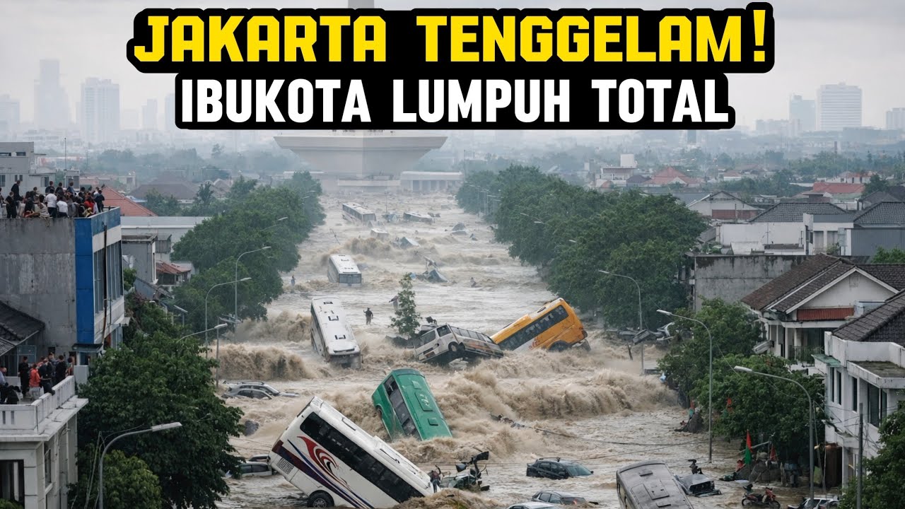 Jakarta Luluh Lantak! Alam Melawan, Rakyat Jadi Korban Tanpa Henti