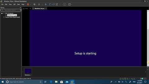 Installing Windows 10 part 3 in Kurdish, using vmware