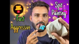 Asmr Fast & Aggressive Spit Painting Relax For Sleep #asmr #asmrfastandaggressive #asmrrelax