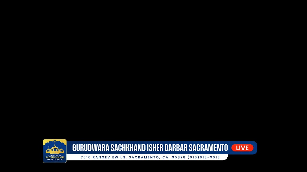 Aasa di vaar kirtan-Gurdwara Sachkhand Isher Darbar Live stream