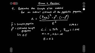 5s sample size for an interval estimation of population proportion
