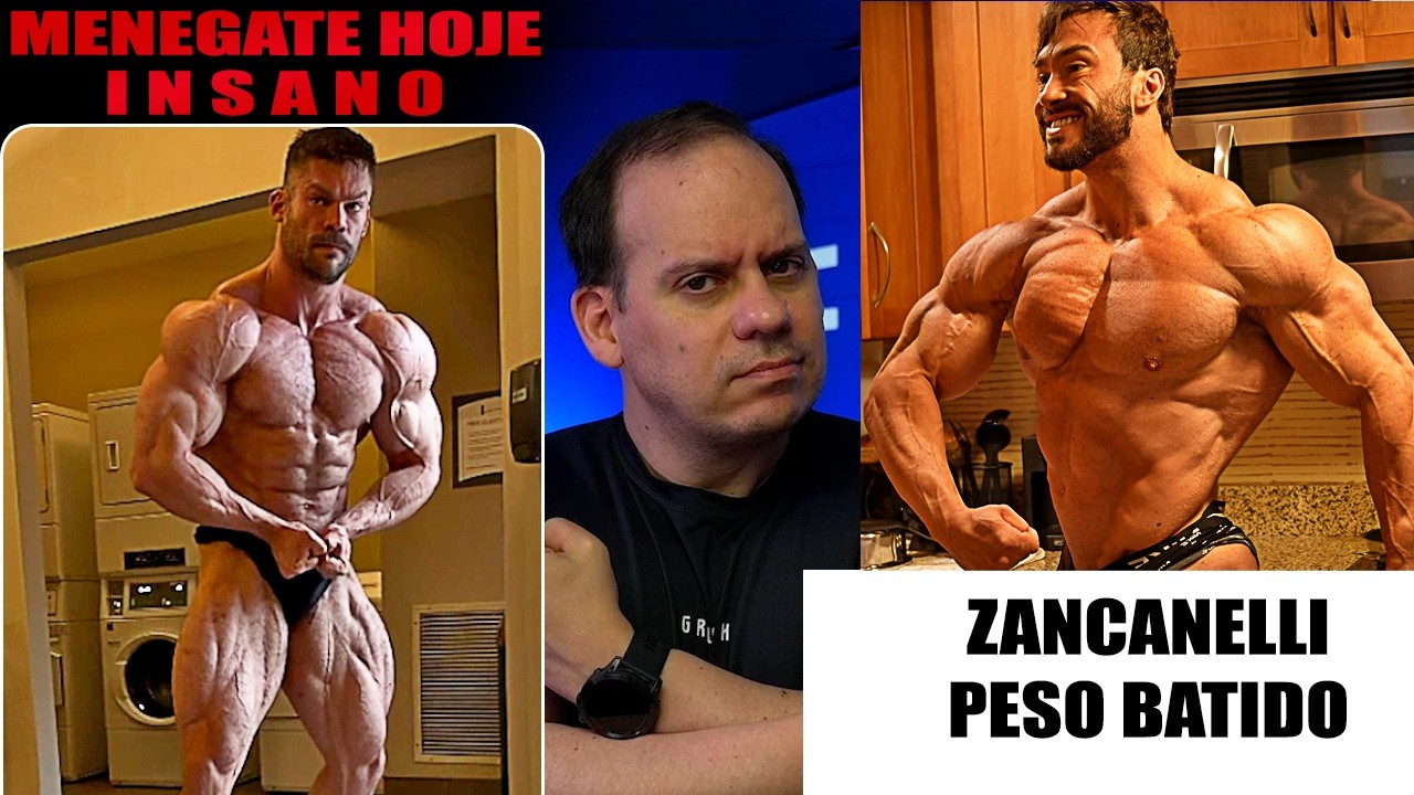 Zancanelli revela peso e assusta Aceto + Menegate vai chocar os gringos no Arnold 2026