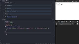 Curso JavaScript - Funciones y objetos.