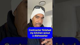Contractor Left Out the Entire Dishwasher #homeflip #mistake #renovation