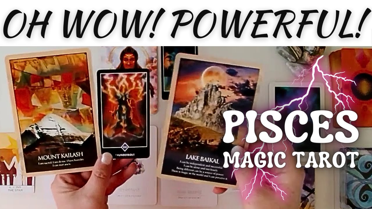 Pisces 😲OH WOW!! This is a POWERFUL reading! 🌩️Who are you becoming Pisces?!!! ♓#piscestarot