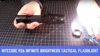 Nitecore P26 Infinite Brightness Tactical Flashlight