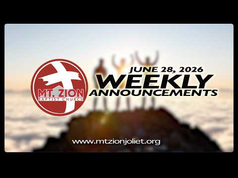MZBC Weekly Announcements 06-28-26