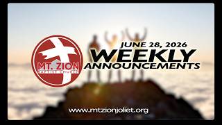 MZBC Weekly Announcements 06-28-26